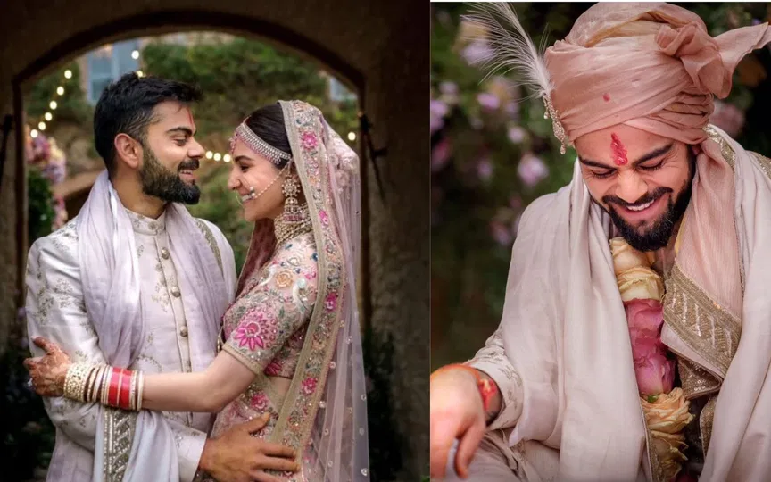 Virat Kohli with his wife Anushka Sharma [Source: @VOGUEIndia/X.com]
